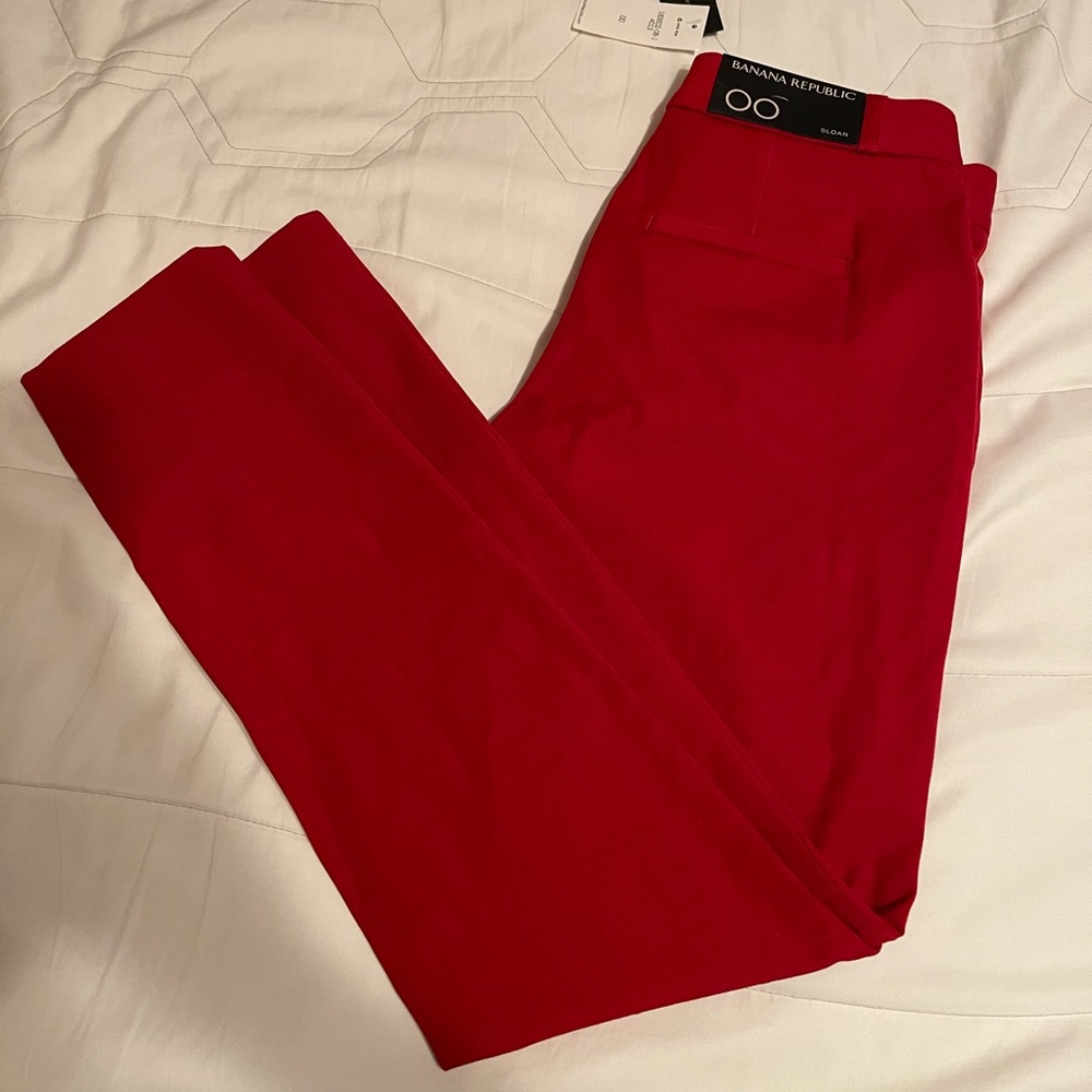 NWT BANANA REPUBLIC SLOAN TROUSERS. SZ XS